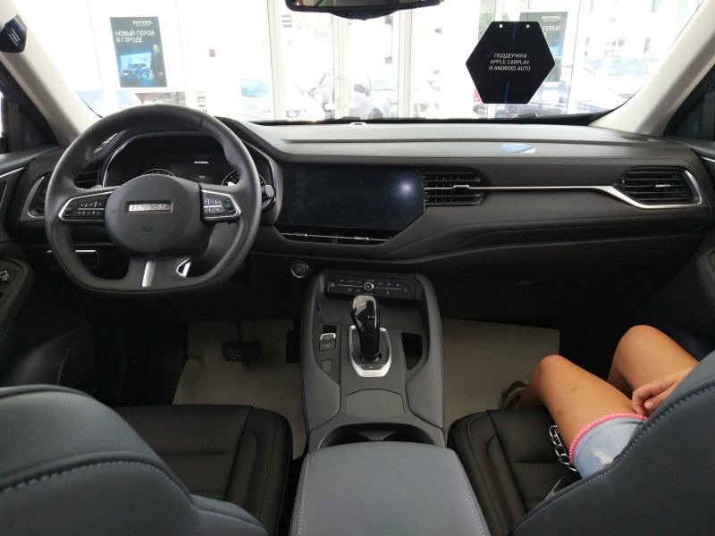 Haval f7 черный салон