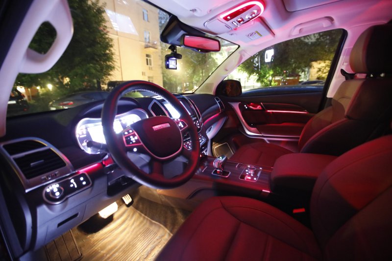 Haval h9 подсветка салона