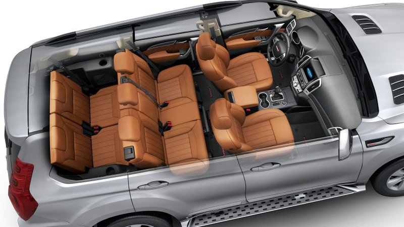 Haval h9 салон 7 мест