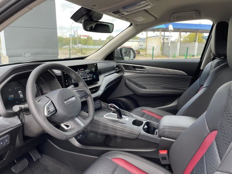 Haval 7f салон белый синий комбинированный