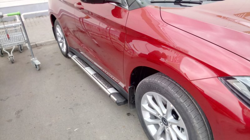Пороги на Хавал ф7х БМВ стиль