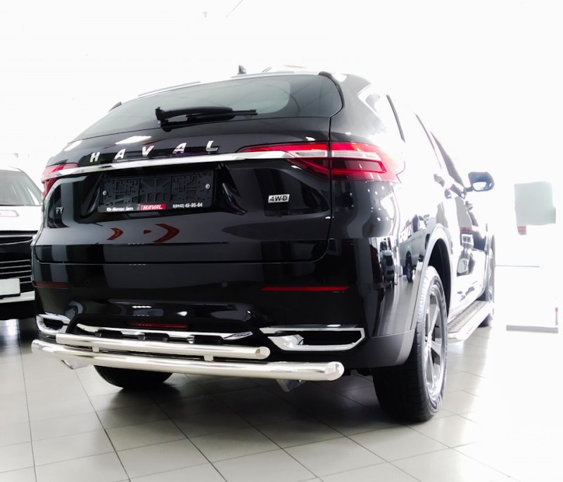 Защита бампера Haval f7