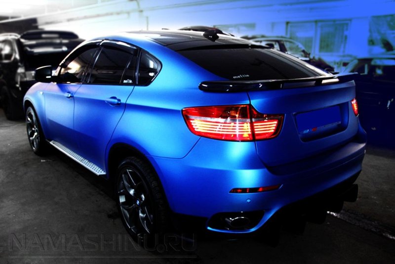 БМВ x6 синий