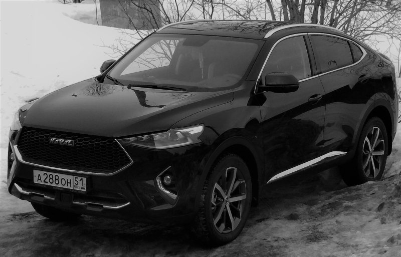 Haval x7 черный тонированный