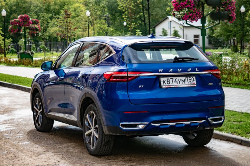 Haval f7x 2021 синий