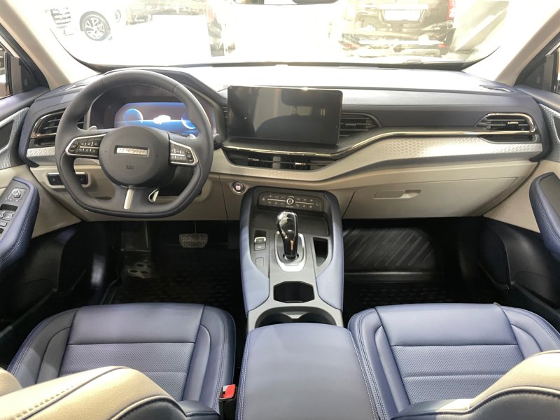 Haval f7x 2022 синий салон