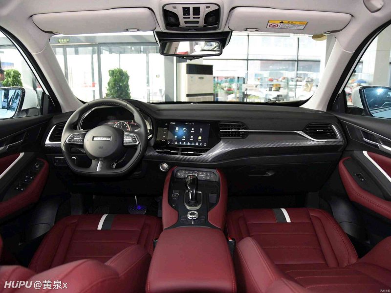 Haval f7x красный салон