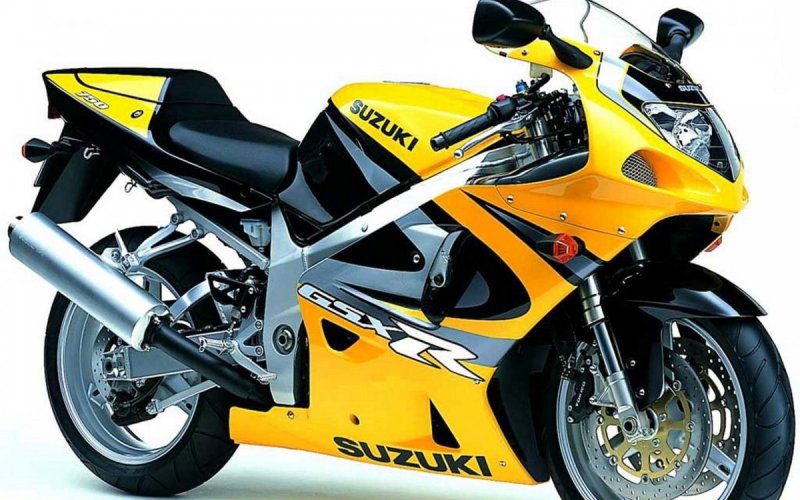 Suzuki GSXR 750 желтый