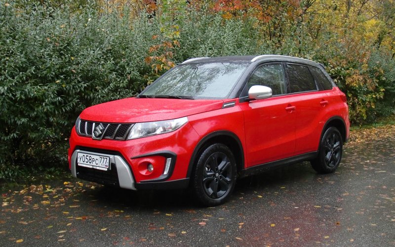 Suzuki Grand Vitara 2015 красная