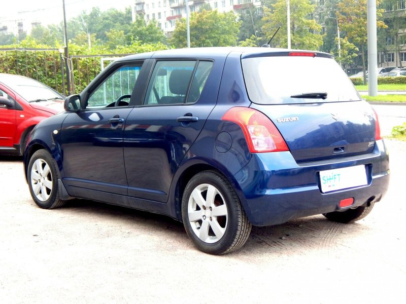Сузуки Свифт синяя 2008