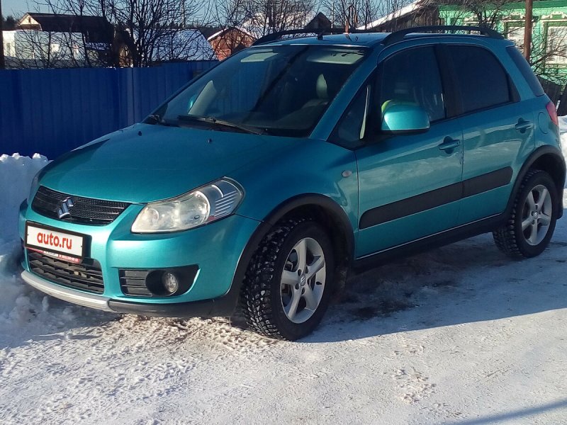 Suzuki sx4 2008 голубая