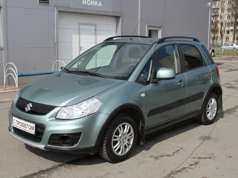Suzuki sx4 зеленая