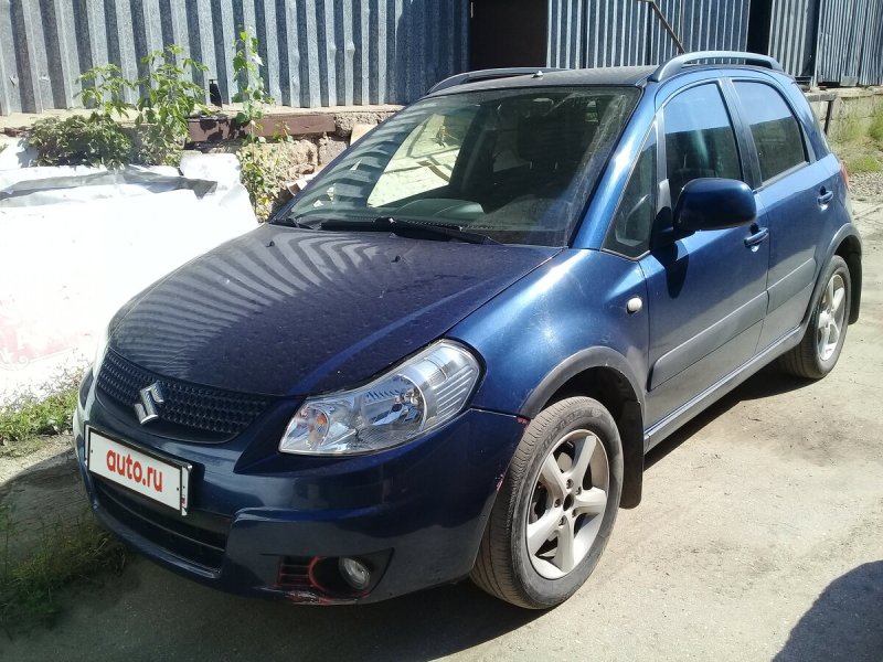 Suzuki sx4 голубая 2007