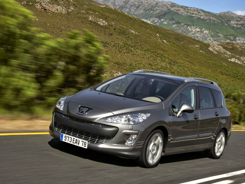Peugeot 308 склон