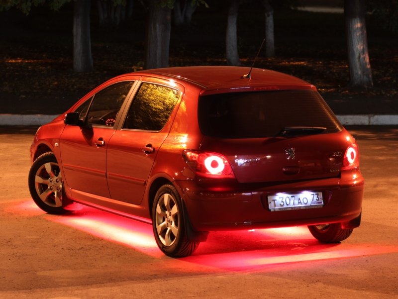 Peugeot 307 Lucifer Red