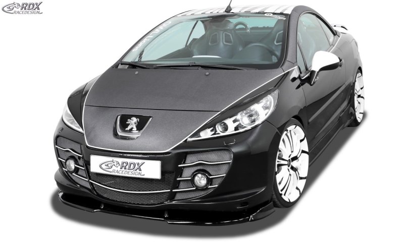 Сплиттер на бампер Peugeot 207