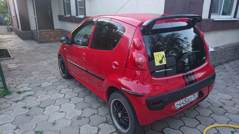 Спойлер Peugeot 107 RDX