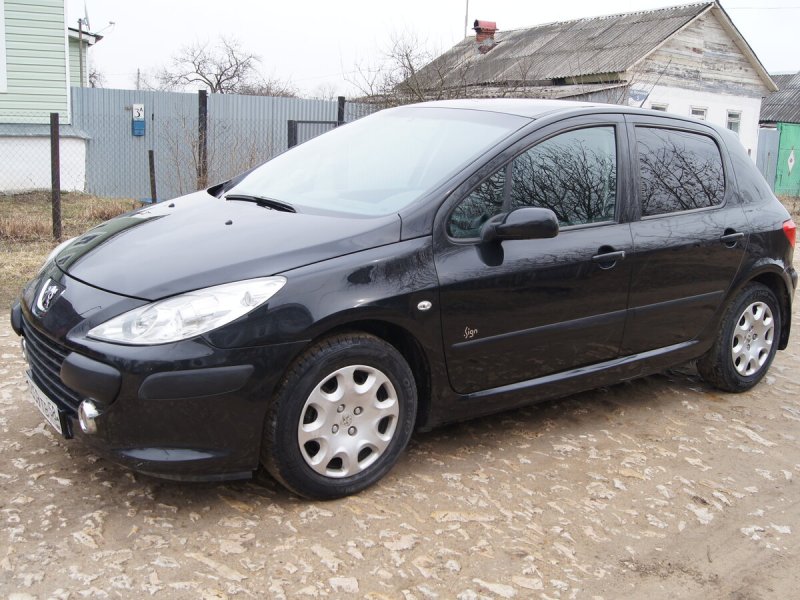Peugeot 307 черная