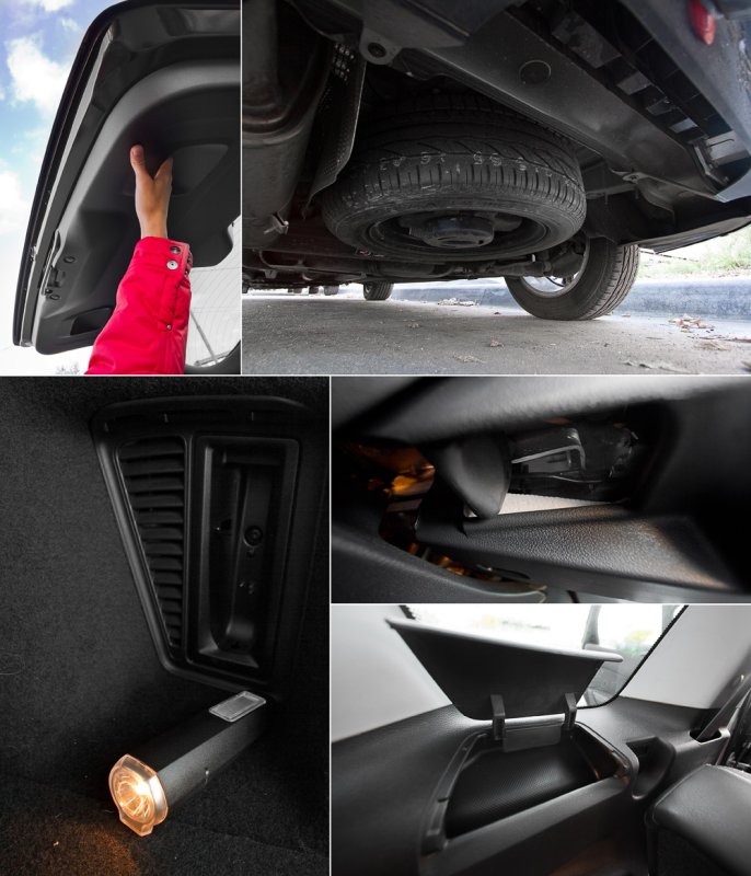 Штатный домкрат в Peugeot 308