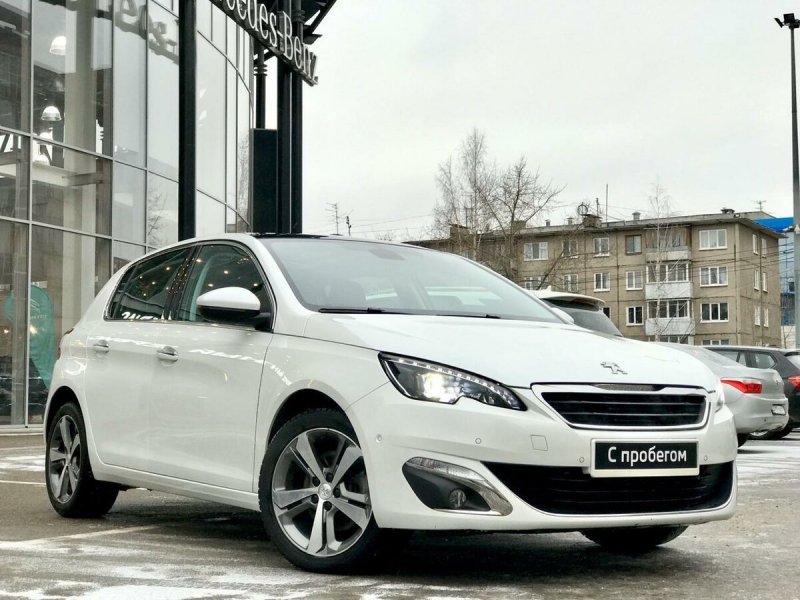 Peugeot 308 2014 белый