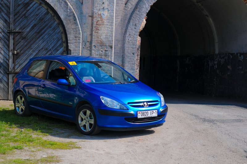 Peugeot 307 синий