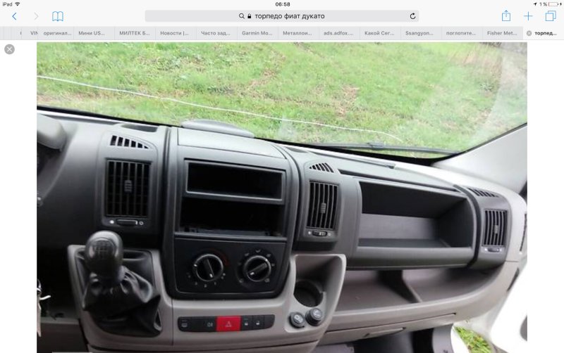 Fiat Ducato 2008 Торпедо