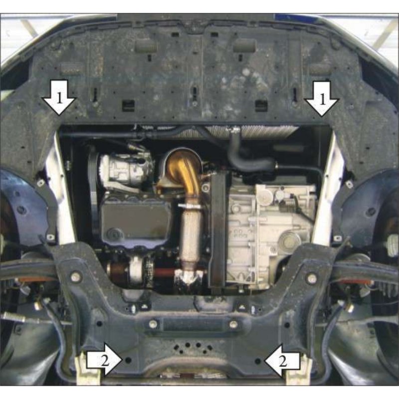 Защита картера двигателя Пежо 308