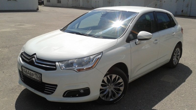 Citroen c4 белый