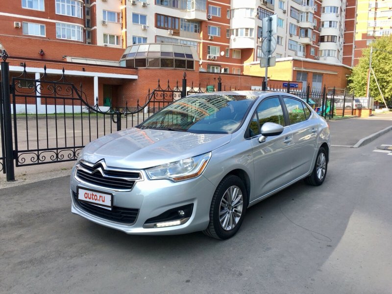 Citroen c4 седан серебро