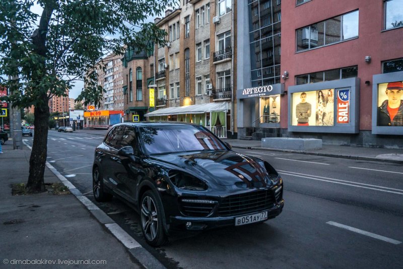 Porsche Cayenne без фар