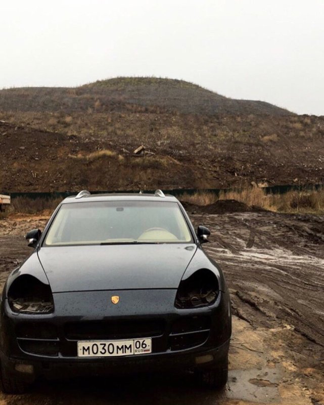 Porsche Cayenne 2008 без фар
