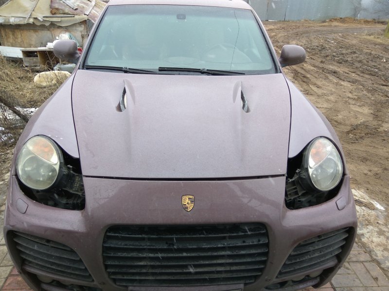 Порше Кайен 955 с фарами от 911