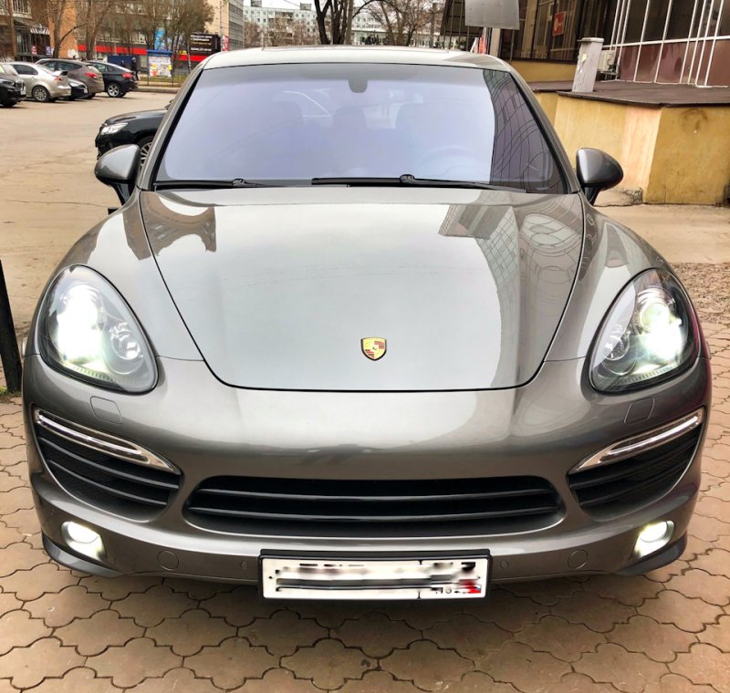 Порше Кайен 958 без фар