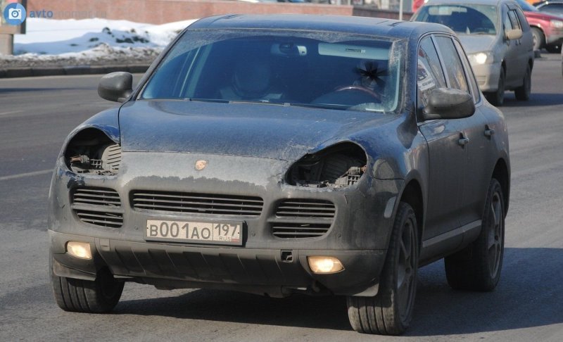 Porsche Cayenne 1 без фар