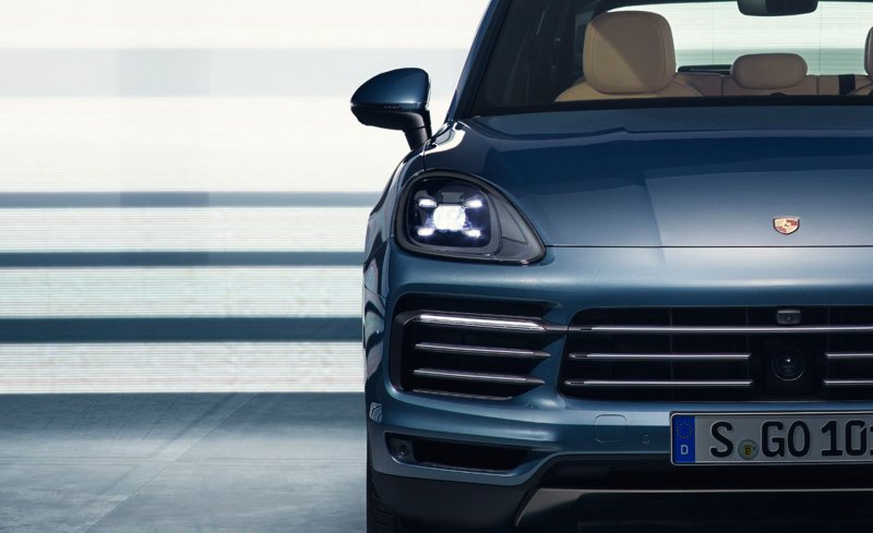 Porsche Cayenne 2019 матричные фары
