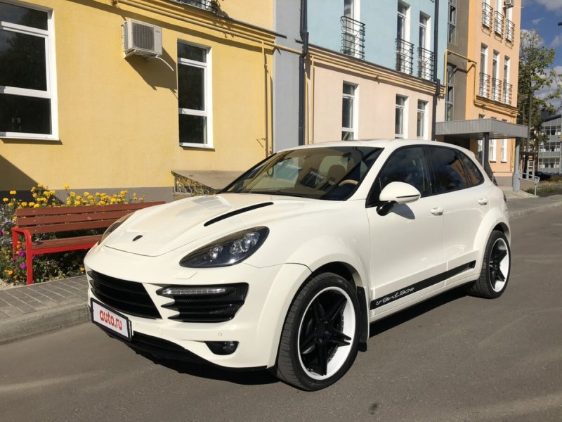 Porsche Cayenne 958 2010 белый