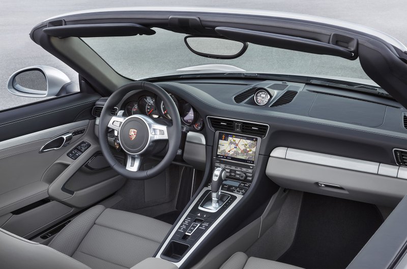 Порше турбо s 911 кабриолет салон