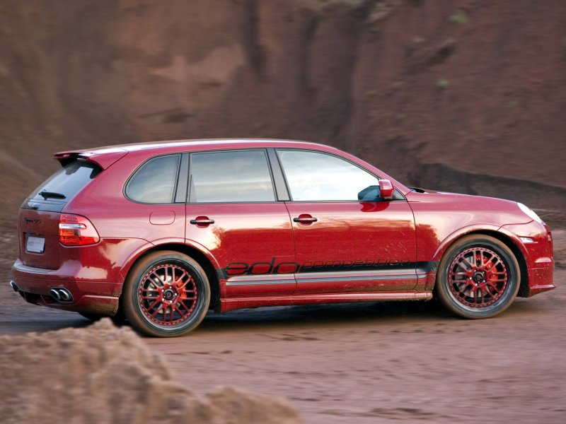 Порше Кайен GTS 2008 красный