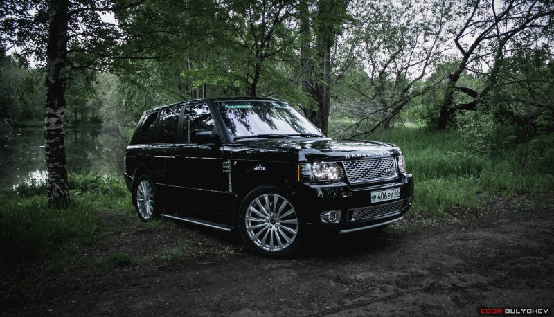 Land Rover range Rover 2012 черный