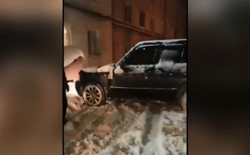 Range Rover возгорание