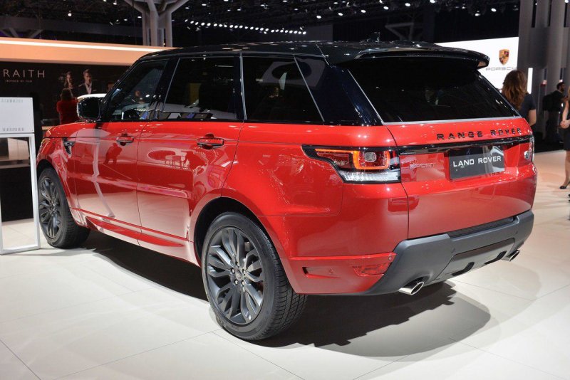 Land Rover range Rover Sport красный