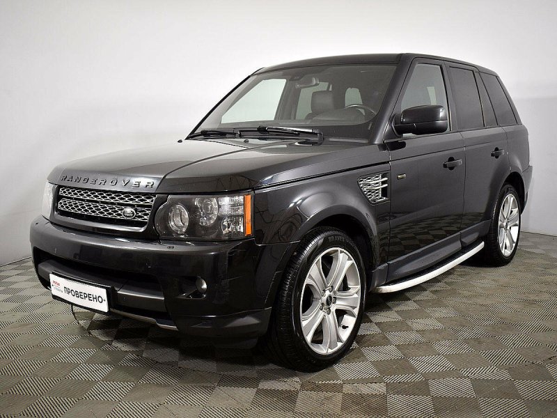 Land Rover range Rover Sport 2012 чёрный