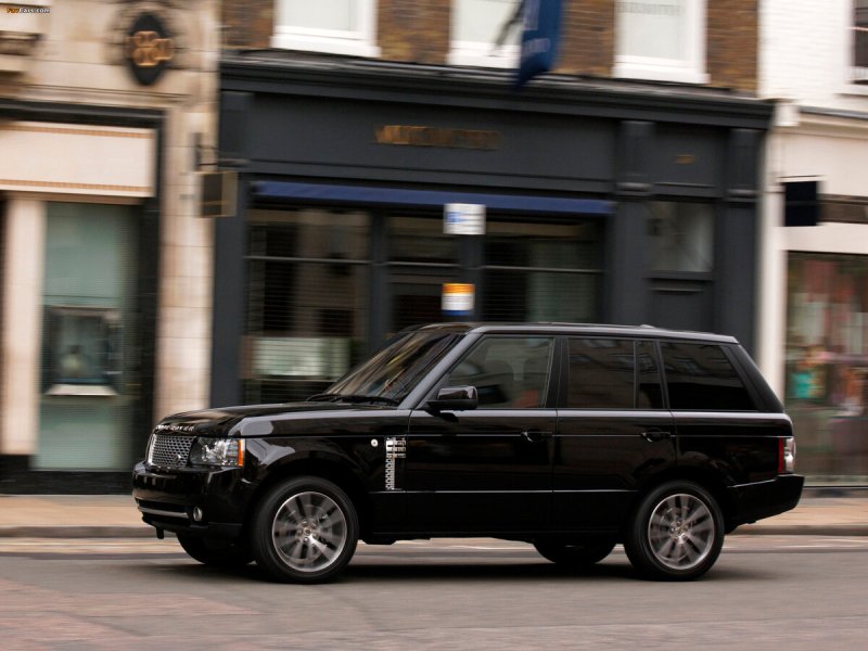 Range Rover l322 черный