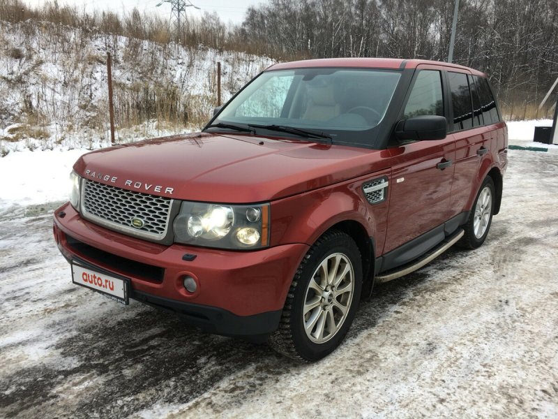 Range Rover Sport 2008 красный