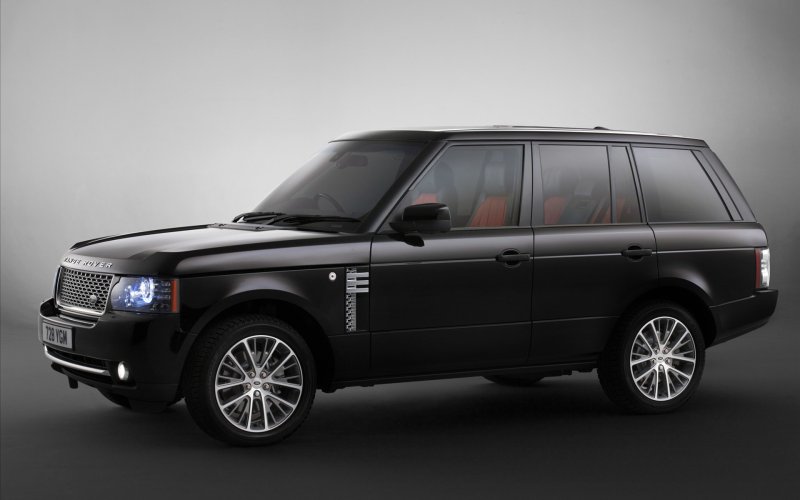 Range Rover l322 черный