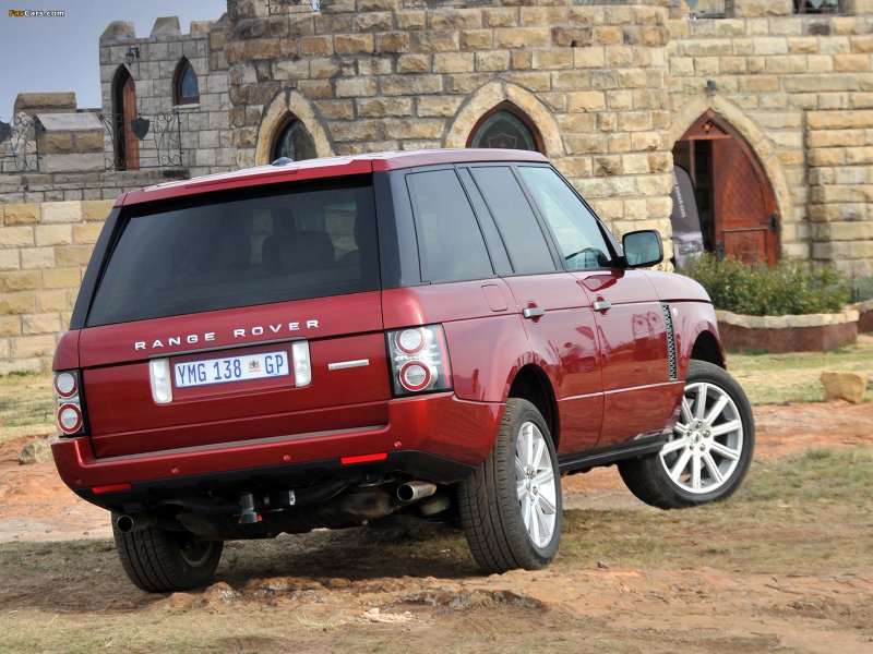 Range Rover l322 красный