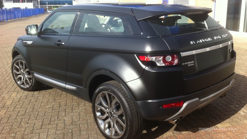 2014 Черный матовый range Rover Evoque