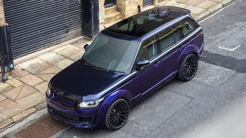 Двухцветный range Rover Vogue 3