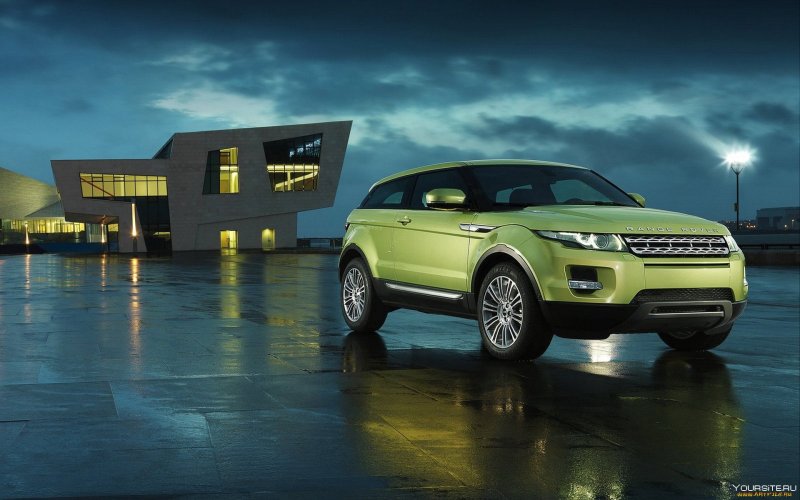 Range Rover Evoque 2021 зеленый