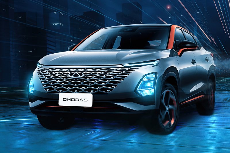 Новый кроссовер Chery omoda5 2022